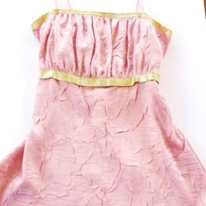 Vintage pink and gold top